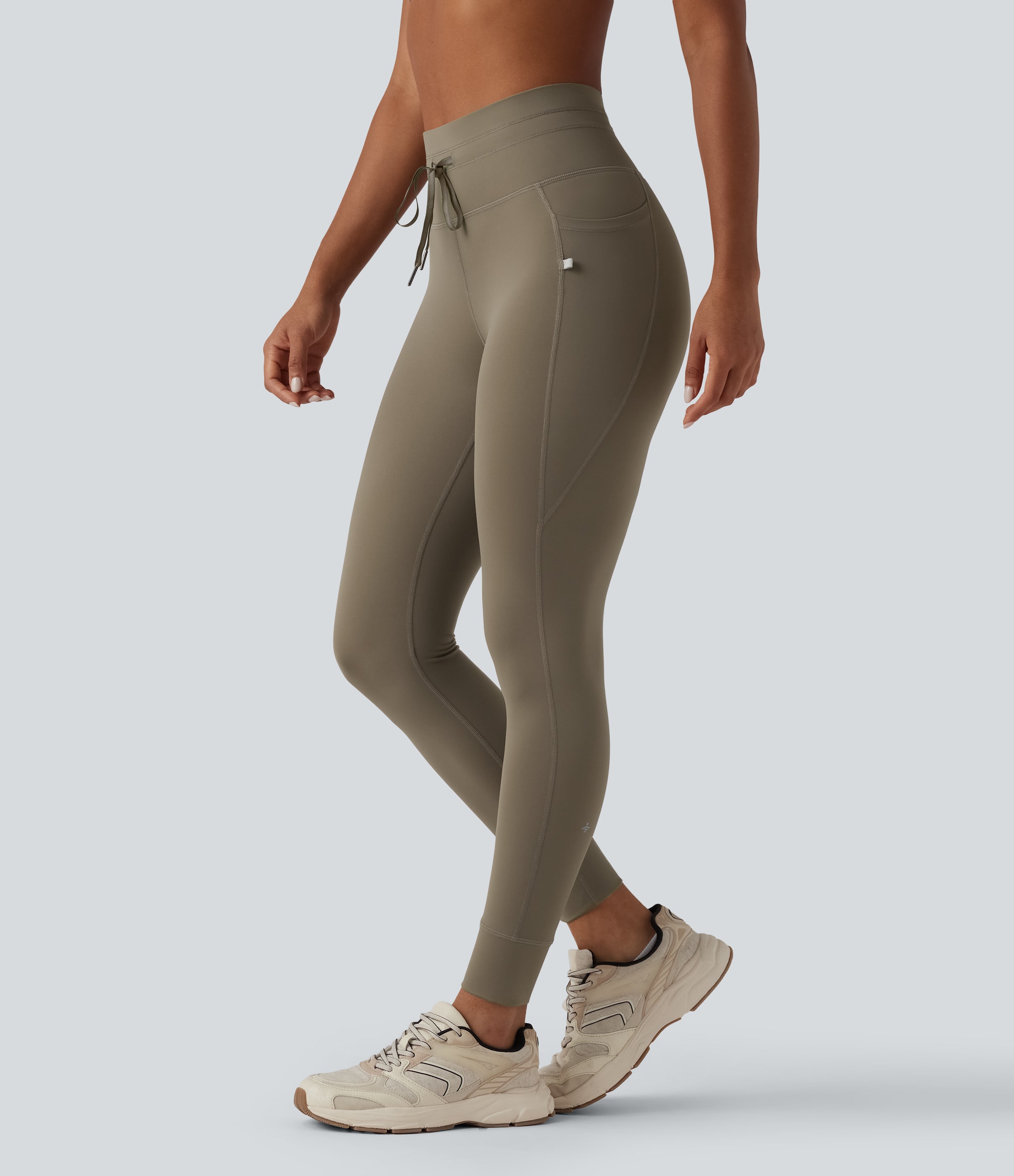Seamless High-Waist Gradient Running Leggings