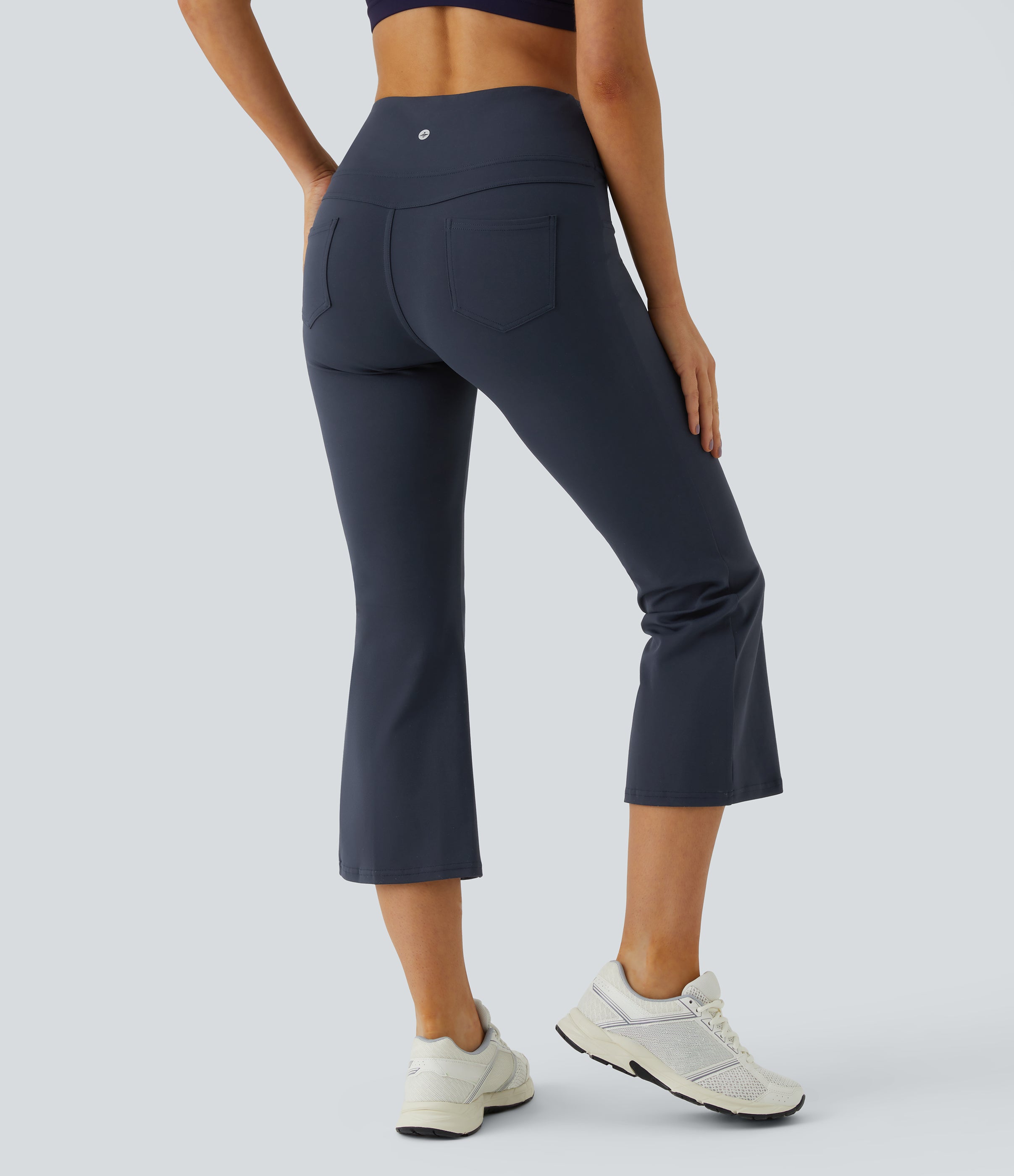 High-Waist Pedal Pusher Yoga Leggings