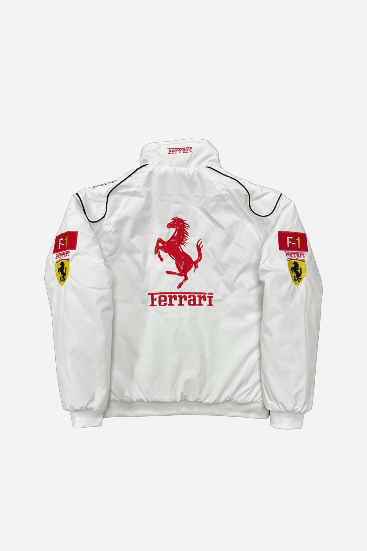 Ferrari F1 Vintage Racing Jacket - White Edition