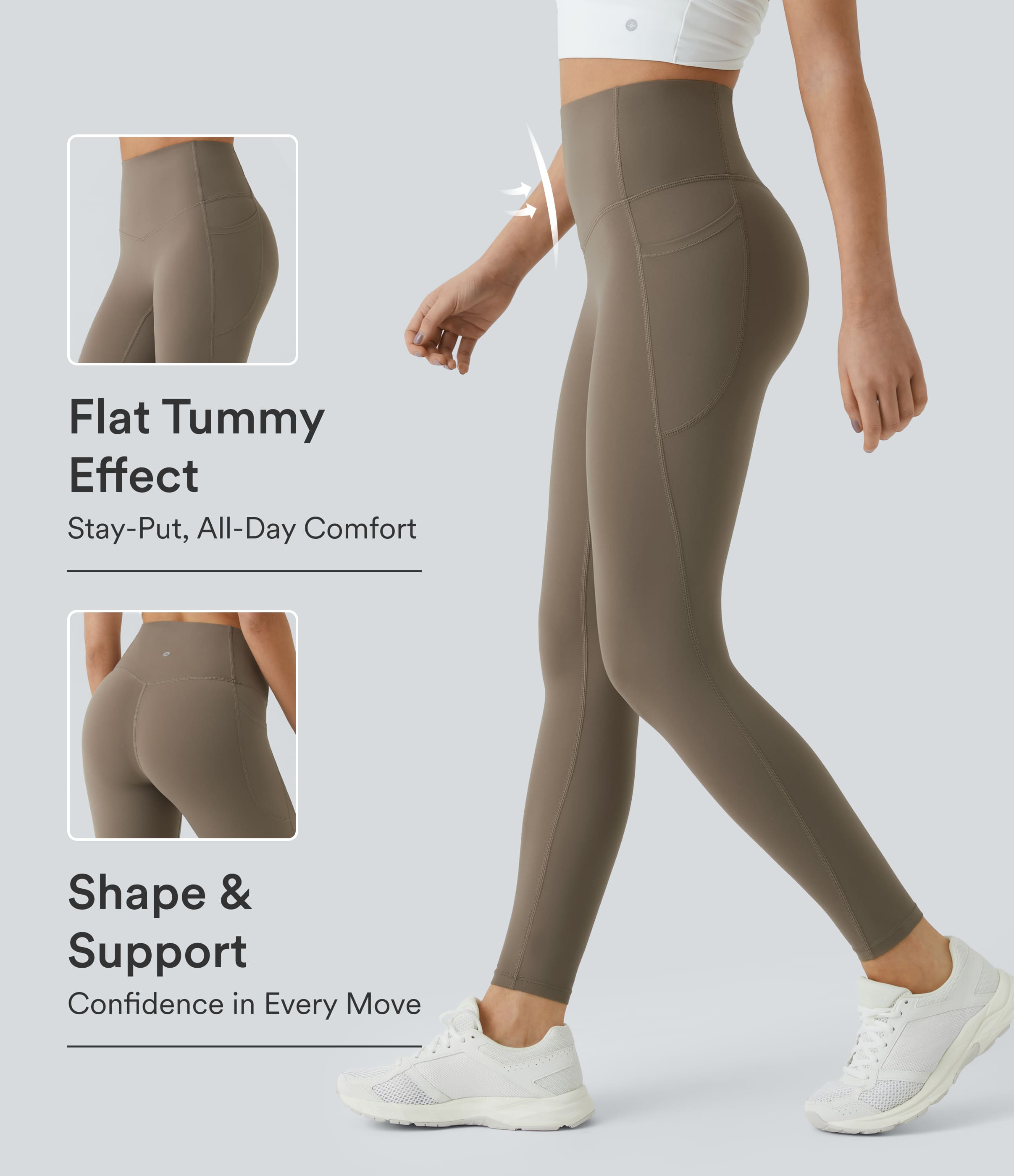 High-Waist Tummy Control Shaping Training Leggings