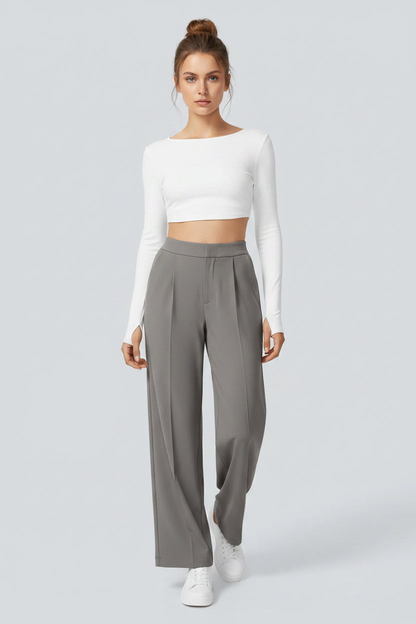 Flex™ DayStretch High Waisted Pocket Straight Leg Work Pants