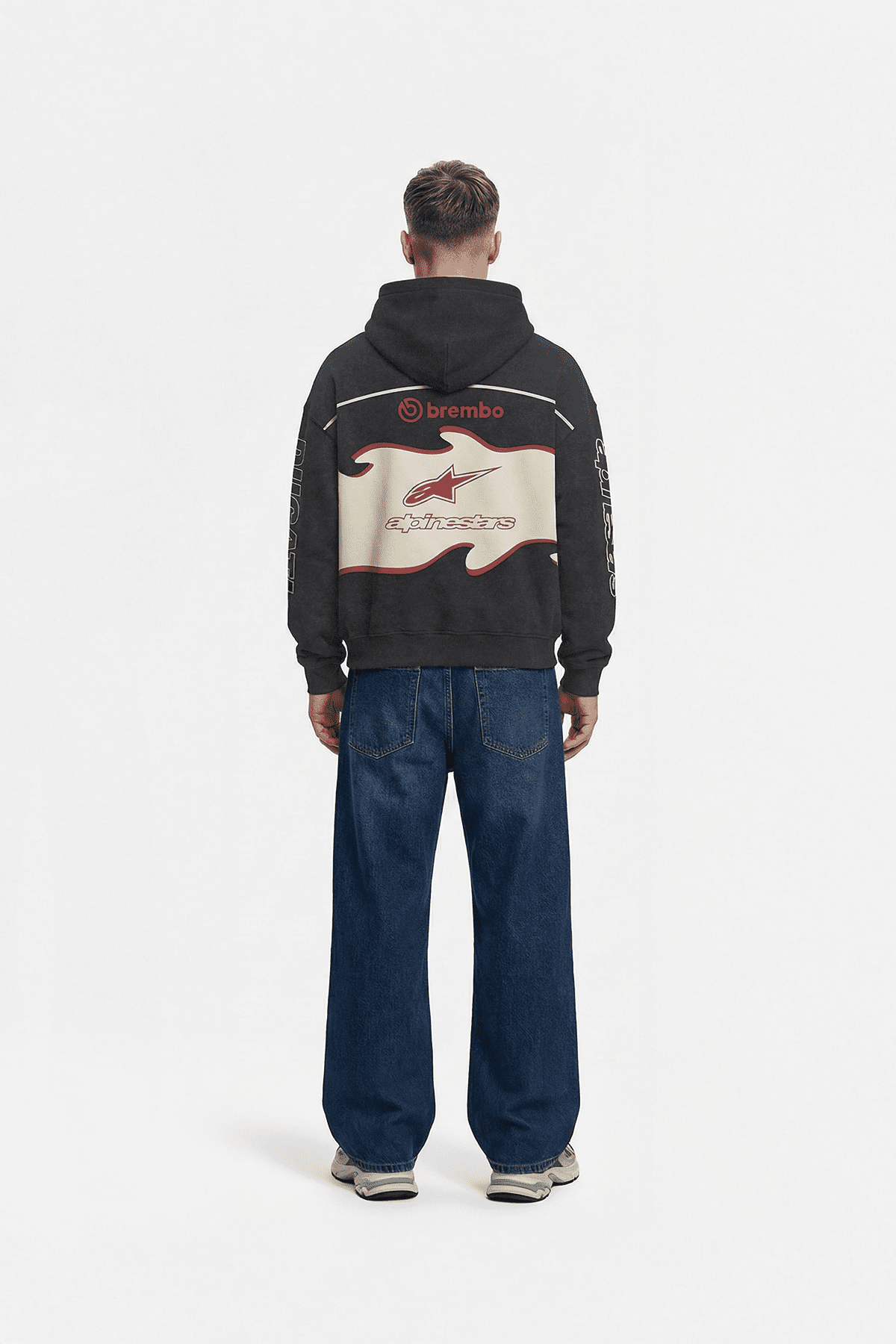 Ducati "Nitro" Racing Oversized Hoodie - Alpinestars Edition