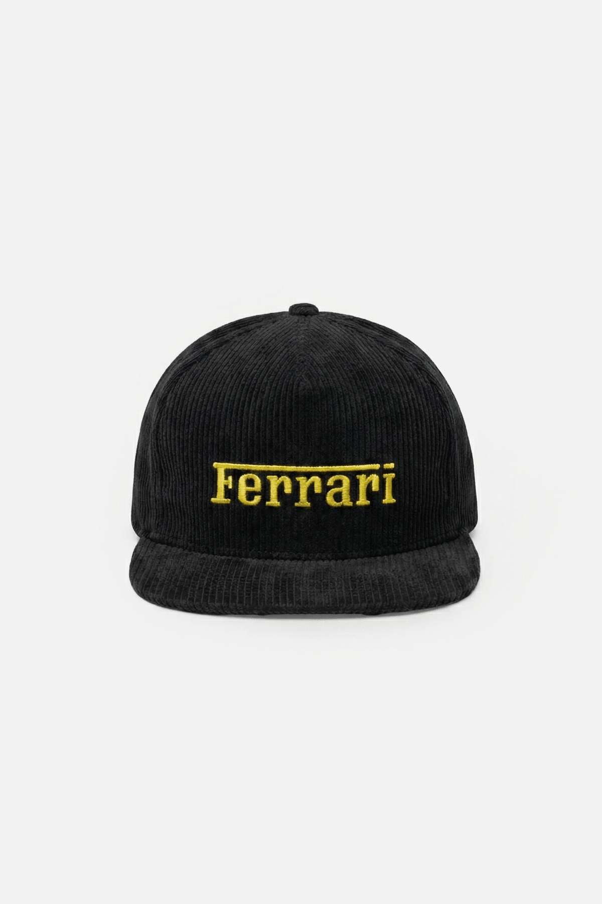 Ferrari Vintage Corduroy Cap – Black